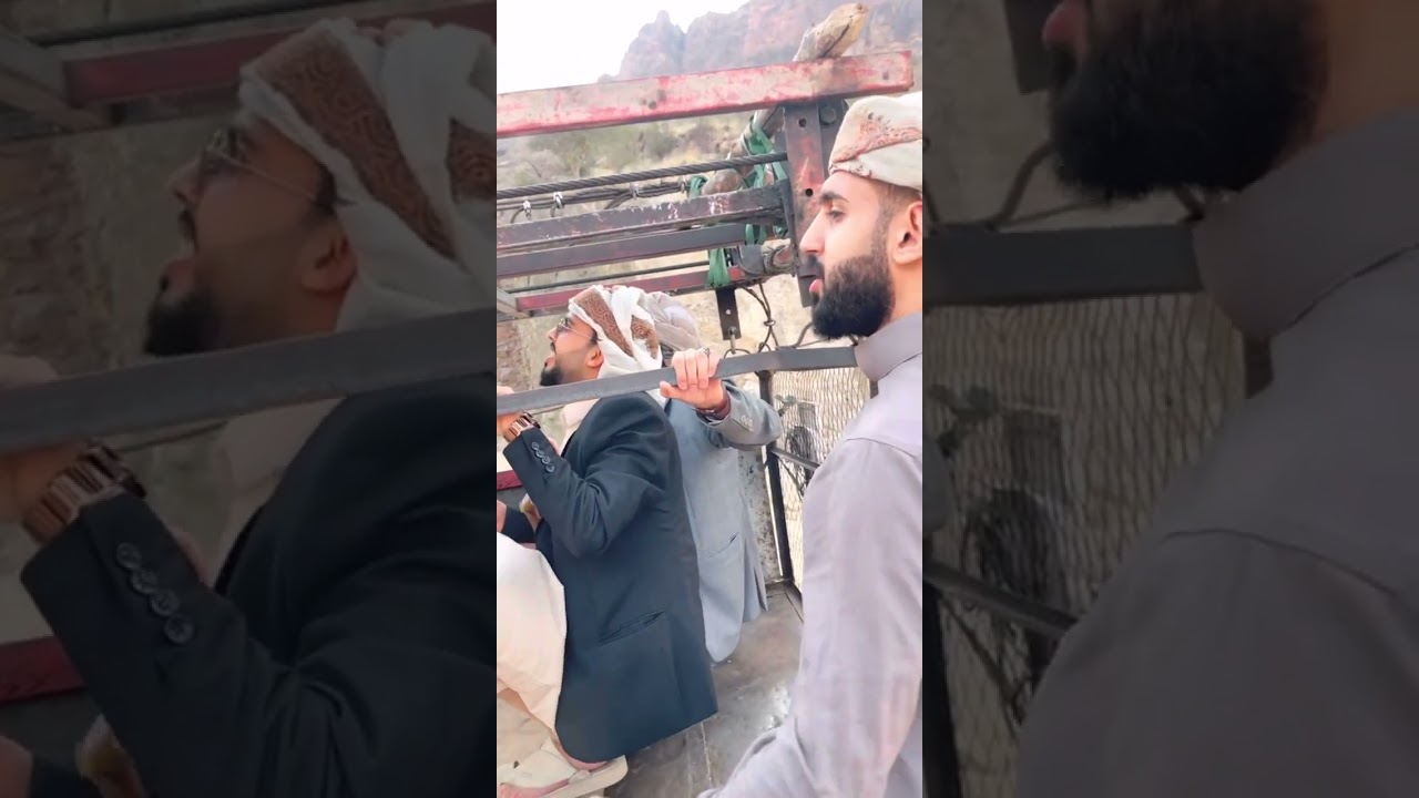 ماتصدق😱اول تلفريك في #اليمن ومغامرة للوصول الى مكان جميل جداً 😍