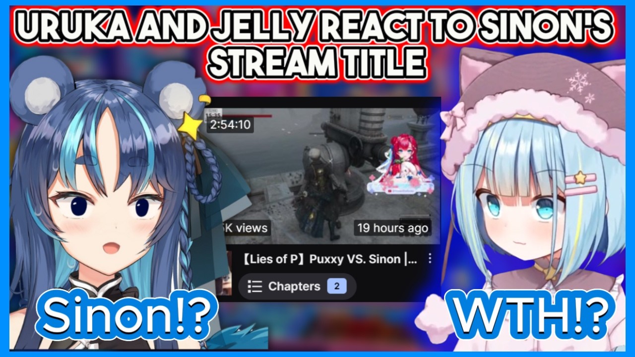Uruka & Jelly React to Sinon’s Stream Title While Looking for a Raid 👀|  Uruka Jelly Clips