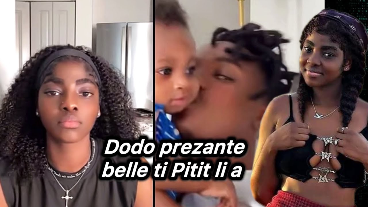 Dodo vinn prezante Belle enfant Pitit li 😍.  - belle ti Pitit - belle enfant fache tout bon wi😮