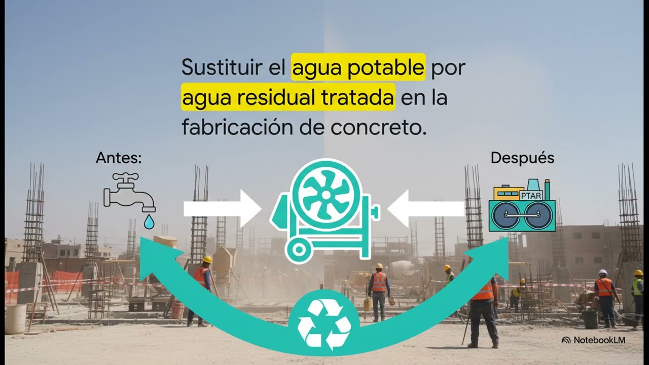 Concreto con Conciencia y Agua reciclada