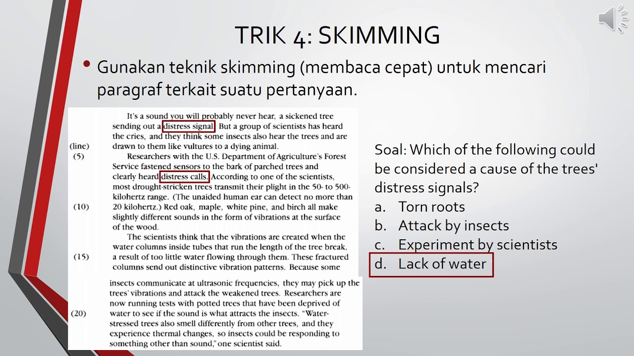 Trik Ampuh Reading TOEP