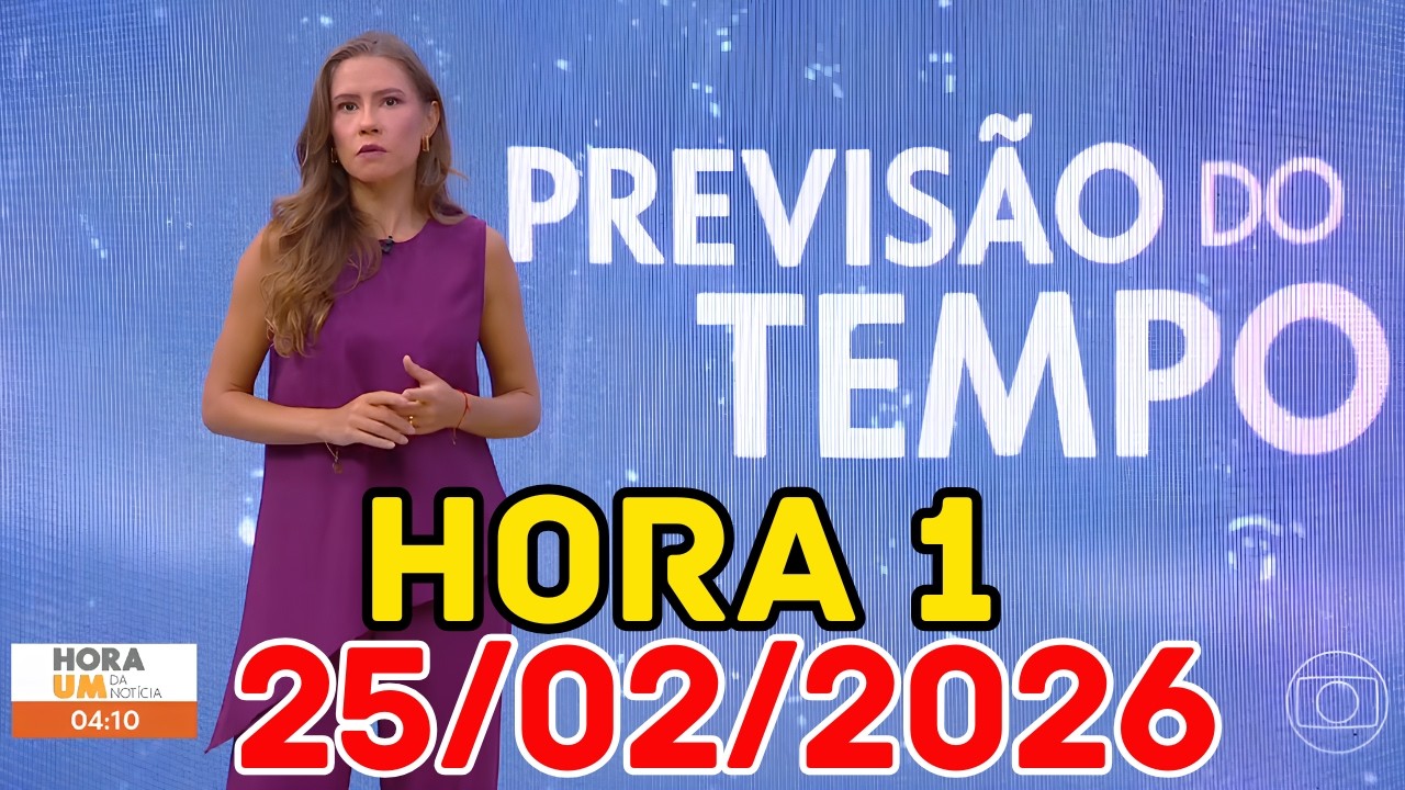 11 CAPITAIS EM ALERTA: Temporal com risco de granizo e ventania | Previsão do Tempo Hora 1 25/02
