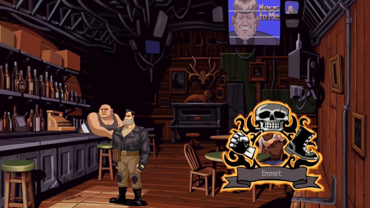 Full Throttle Remastered - Knife Game