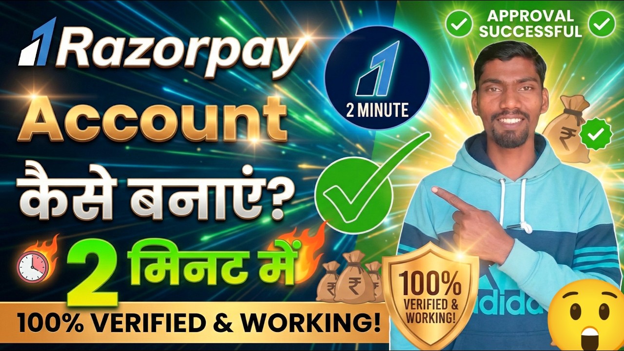 Razorpay Account Kaise Banaye 2026 | How to Create Razorpay Account & Get Approval | Payment Gateway