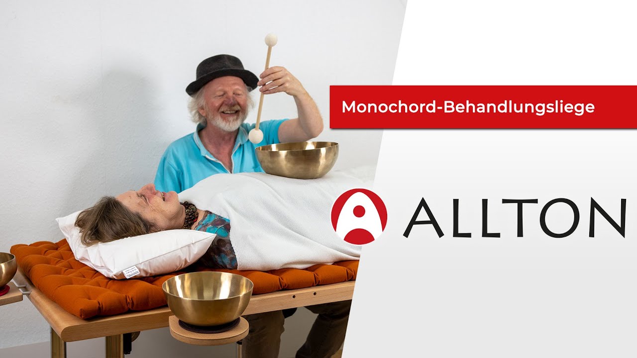 Monochord-Behandlungsliege - Liegemonochord - Monochordliege - Klangbett