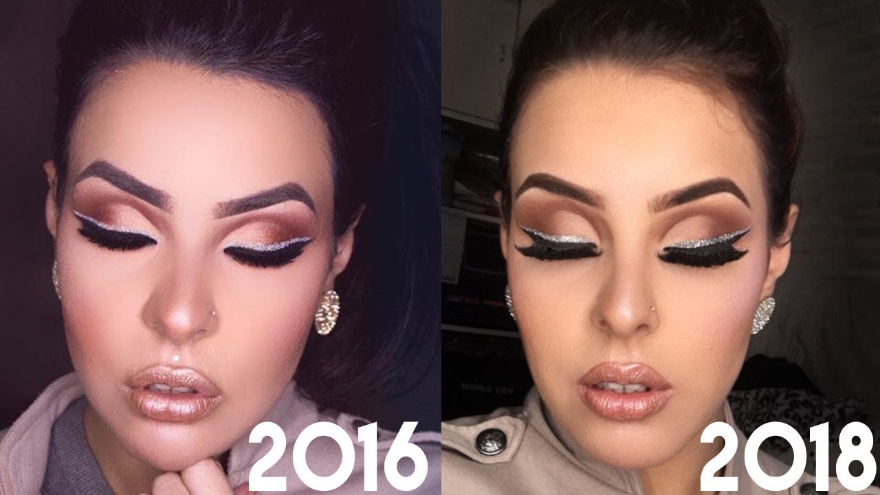 Replicando Make Antiga - Semi Cut com Fita de Glitter