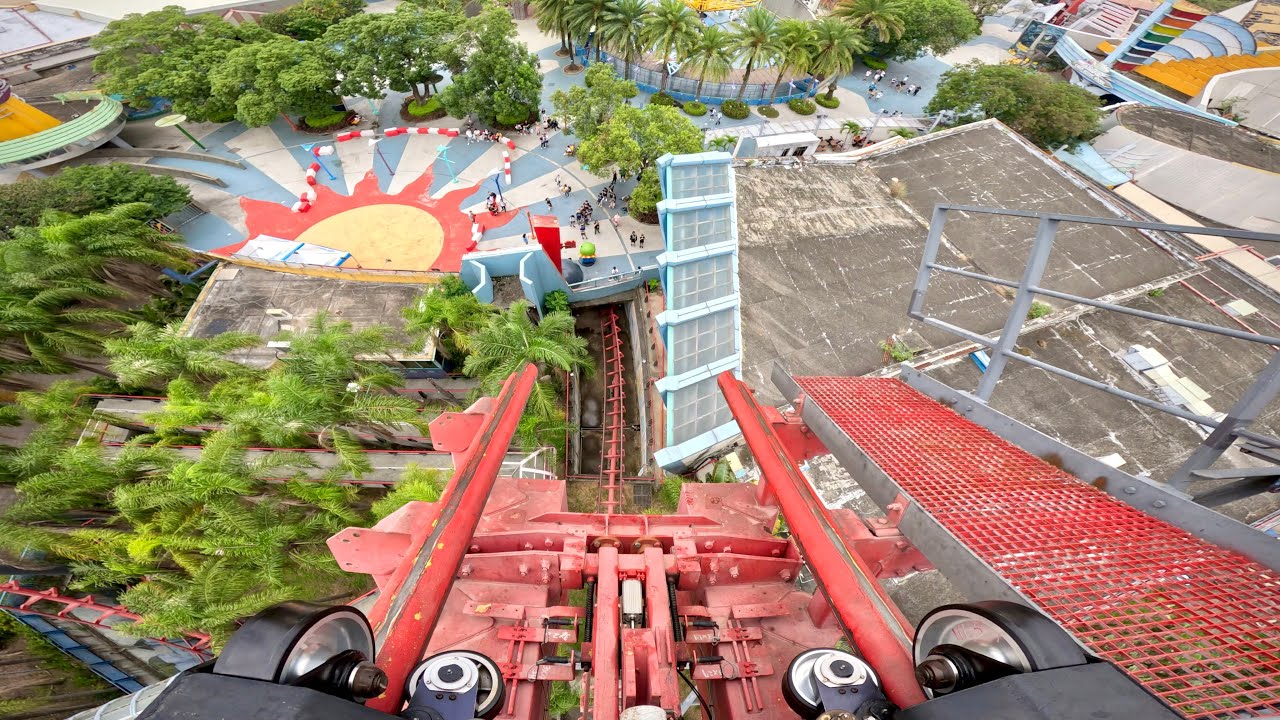 Gravity Max 『搶救地心』 先頭 on-ride POV (乗車映像) / 探索世界 (台湾)