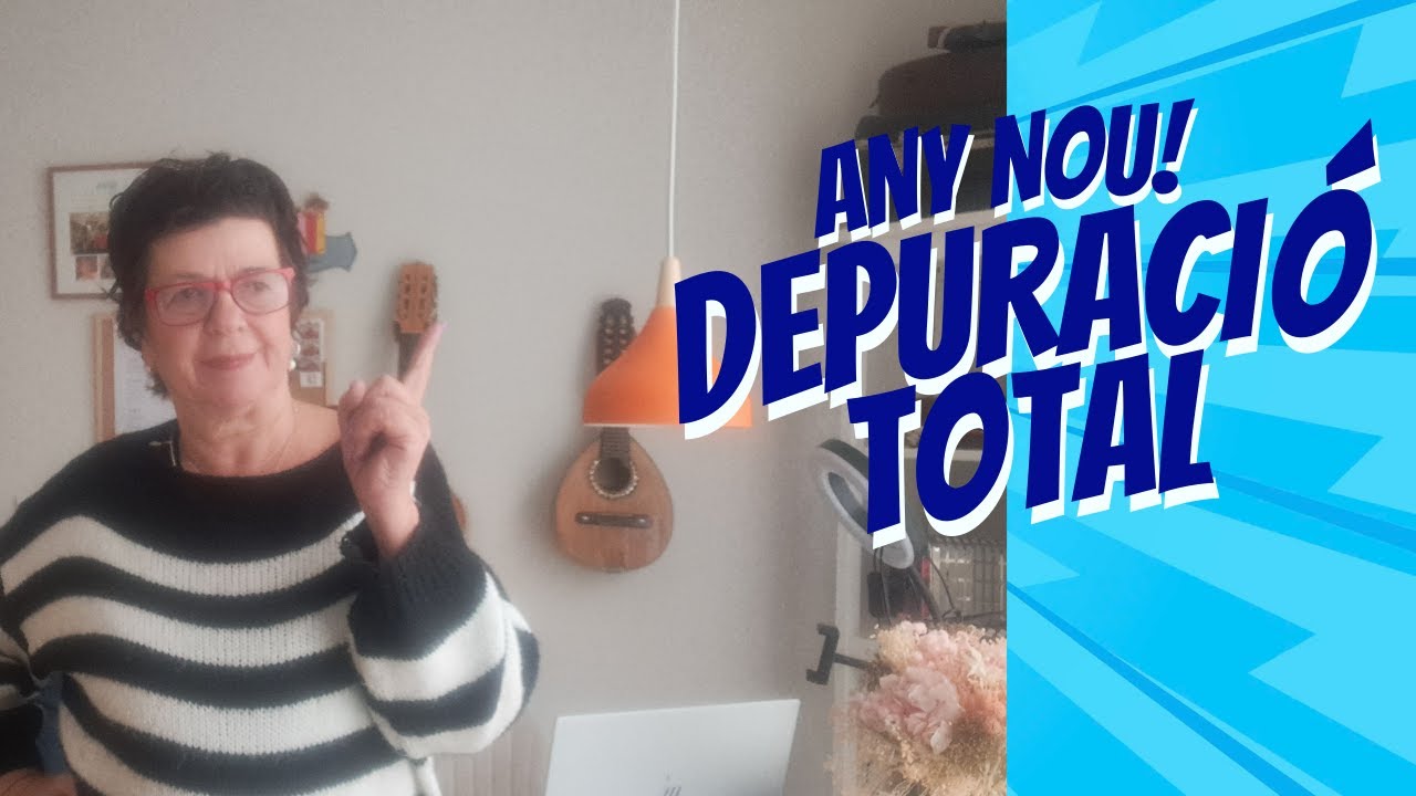 Depuració total per començar l'any. Dormitori, roba interior i bany.