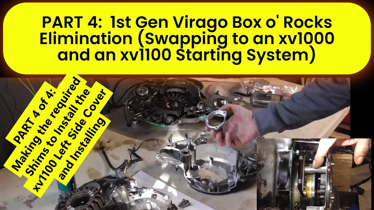 Swapping an xv1000/xv1100 Starting System to a 1st Gen Virago - Part 4:  xv1100 system setup