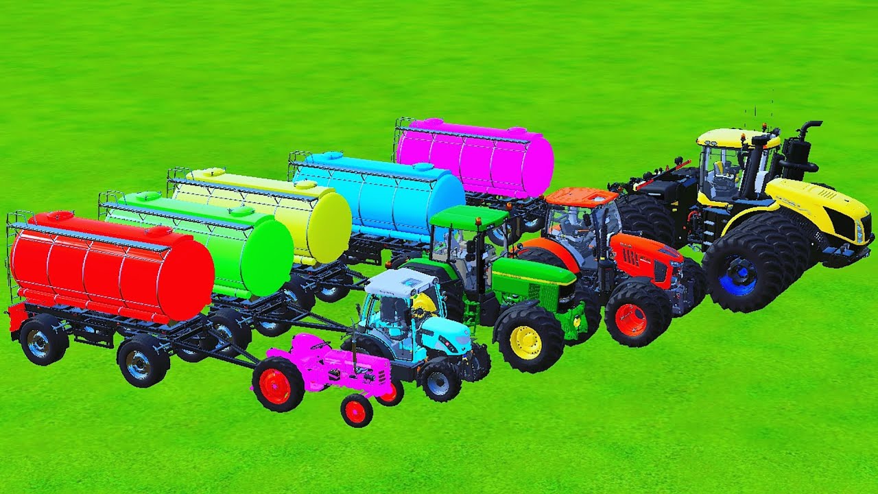 Mini To GIANT TRACTOR And TANGKER VS PARKOUR Hard  Farming Simulator 22 #5