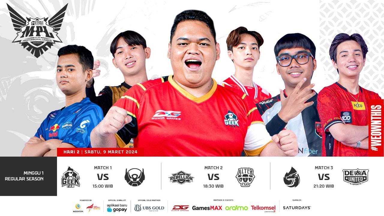 🔴 LIVE | MPL ID S13 | Regular Season | Hari 2 Minggu 1