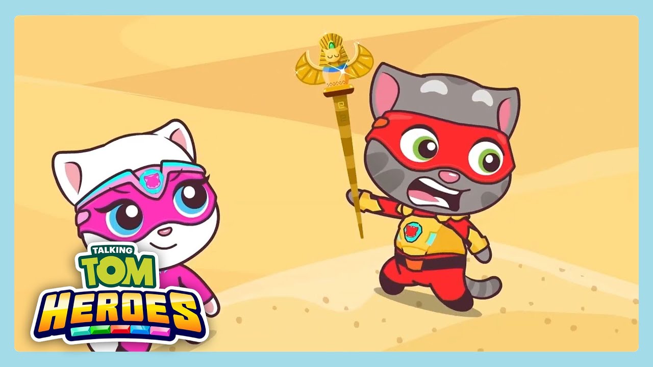 The Magic Staff | Talking Tom Heroes | Cartoons for kids | WildBrain Hero Tower