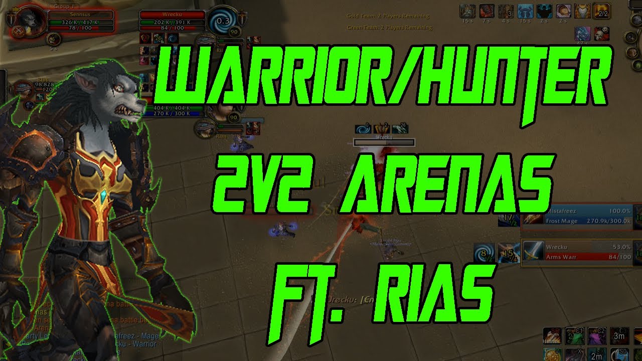 ♣ Sensus - WoW MoP Arena PvP - 2v2 Arenas Warrior/Hunter (WoW MoP Warrior PvP) [WoW Warrior PvP]