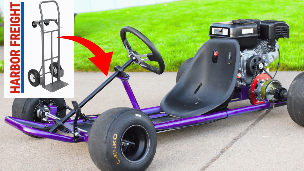 Harbor Freight Hand Truck Into Sweet DRIFT GO KART
