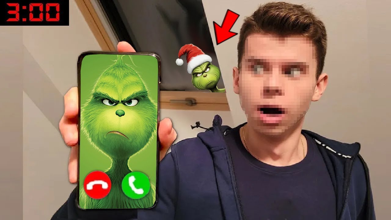 NIGDY NIE ODBIERAJ TELEFONU OD GRINCH o 3 W NOCY w PRAWDZIWYM ŻYCIU!