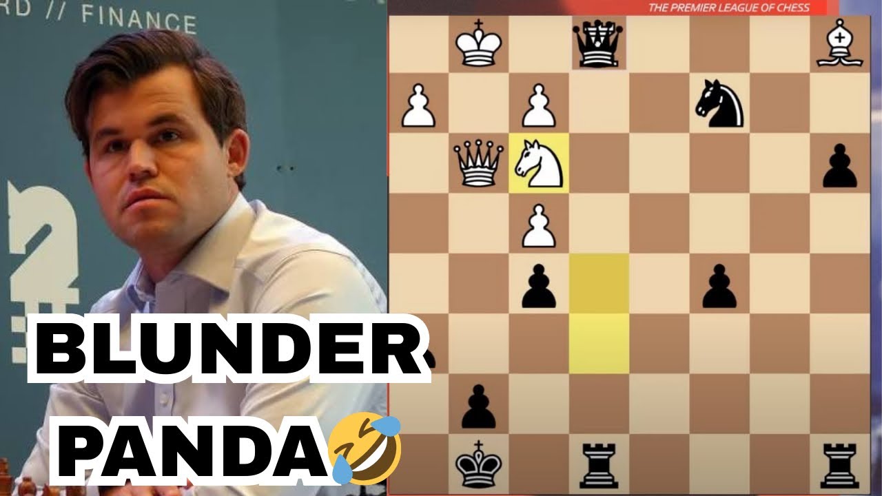 Magnus Carlsen Insane Blunder Against Fabiano Caruana