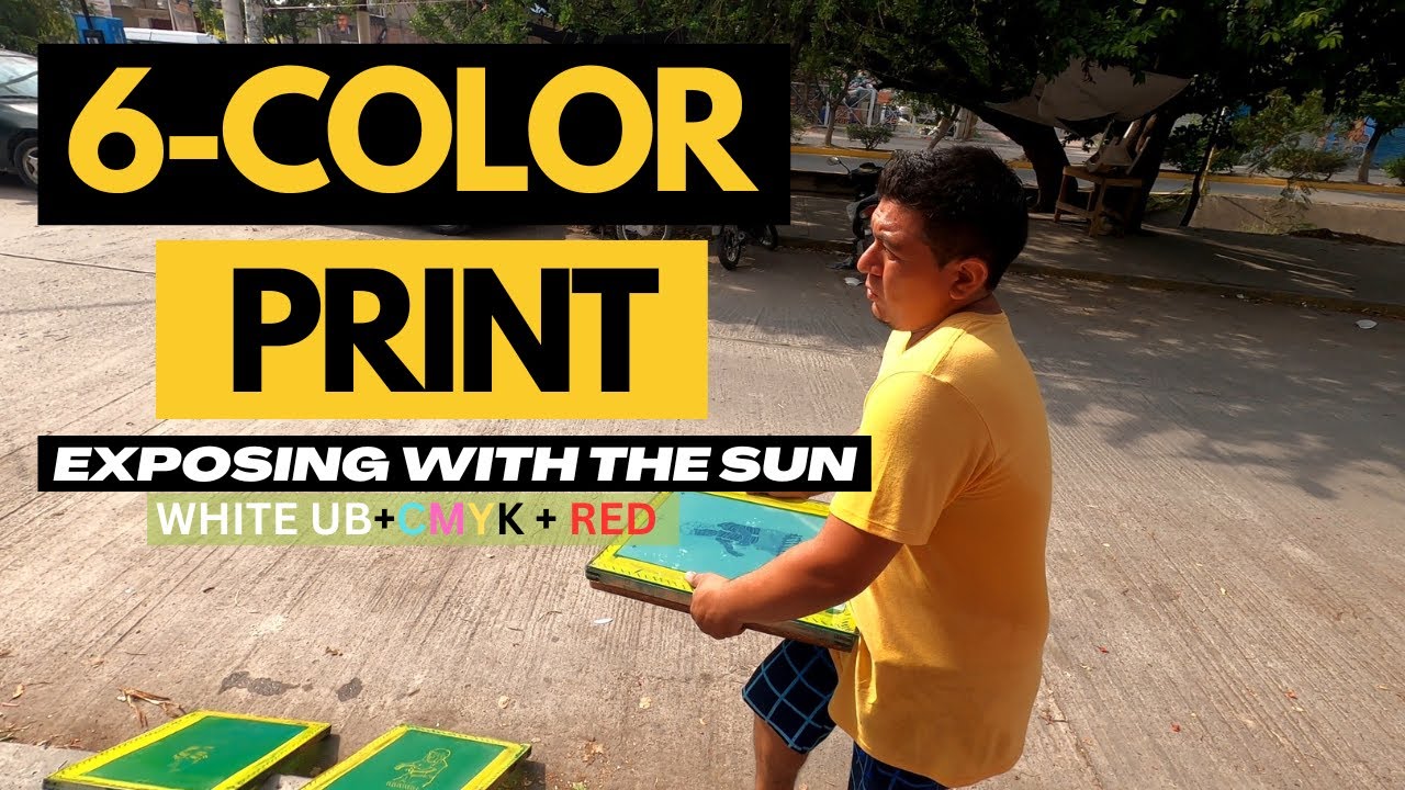 6 Color Print- Exposing Halftones with the Sun