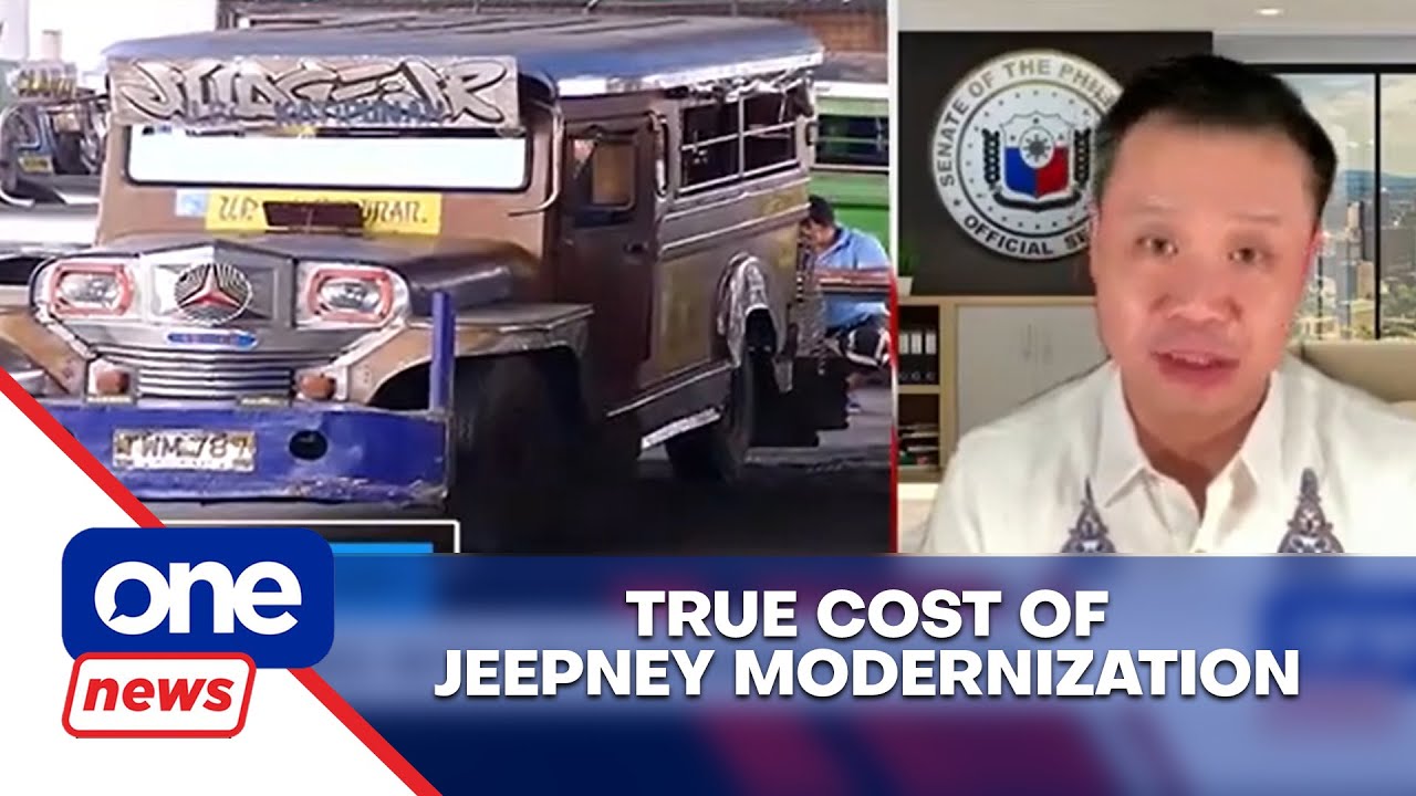 Gatchalian: PUV modernization should be made affordable to jeepney drivers and operators