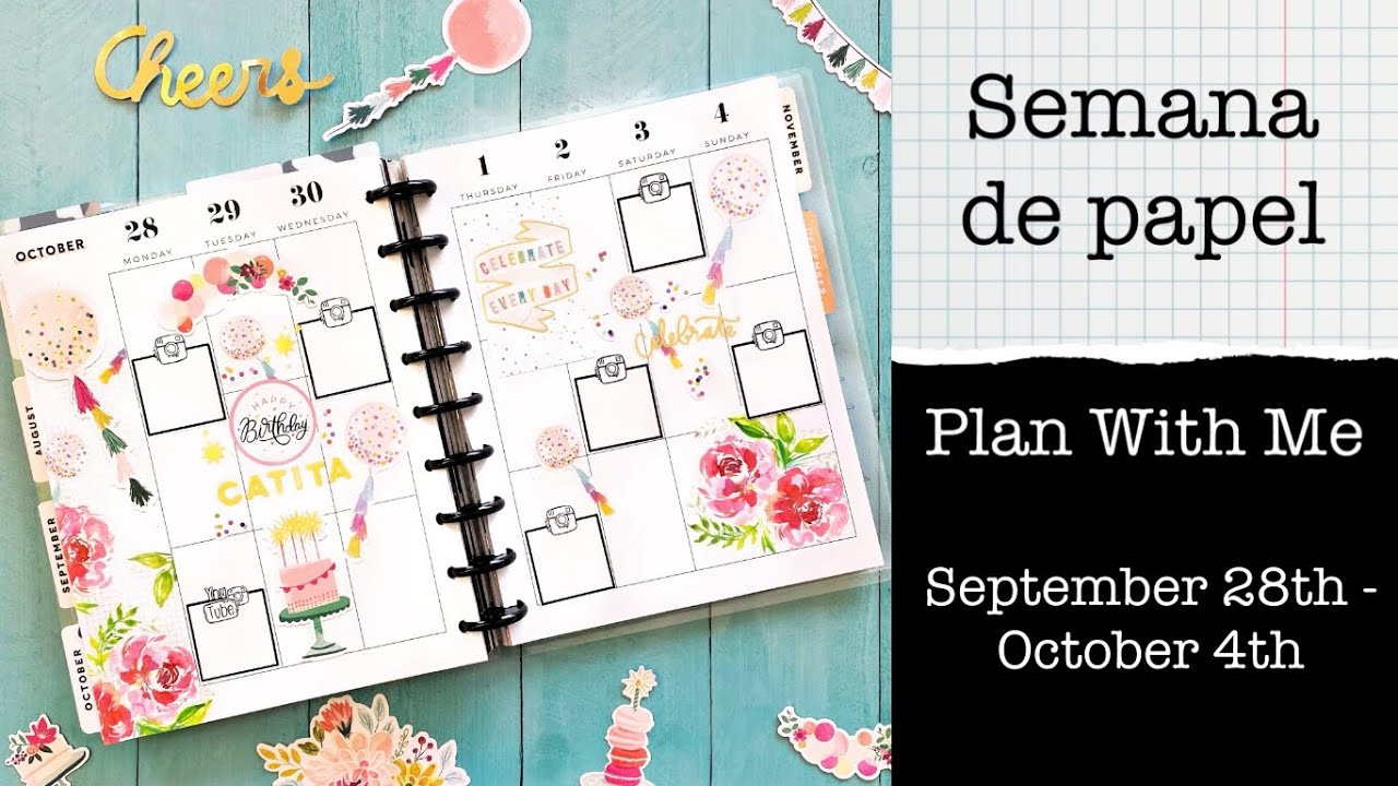 [ENGLISH] Plan With Me: September 23rd - October 4th