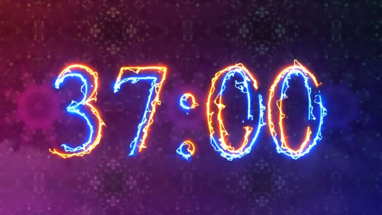 37 Minute Timer | 2220 Seconds Countdown | ELECTRIC Timer