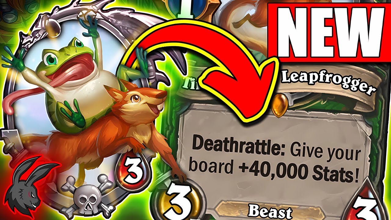40.000 Stats From LEAPERS! | Hearthstone Battlegrounds