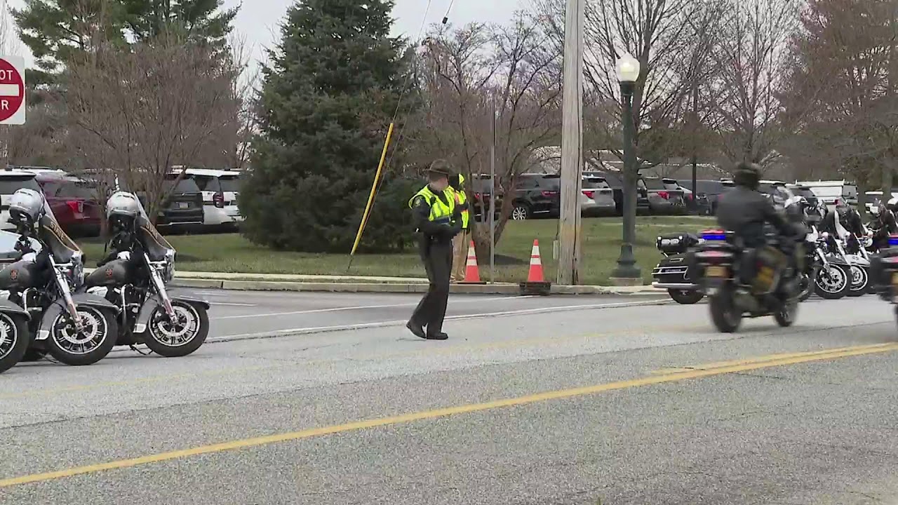 WATCH LIVE: Procession for fallen Pennsylvania State Trooper