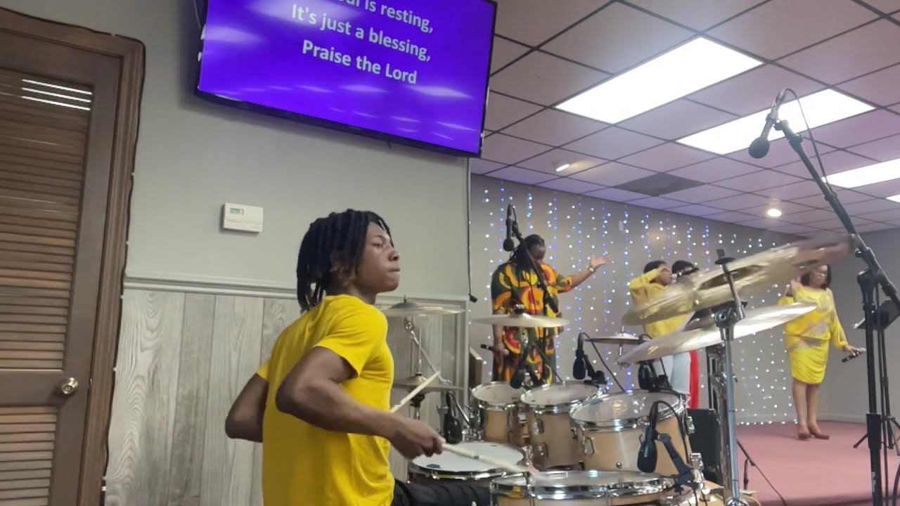 Drumming at church....(must watch)