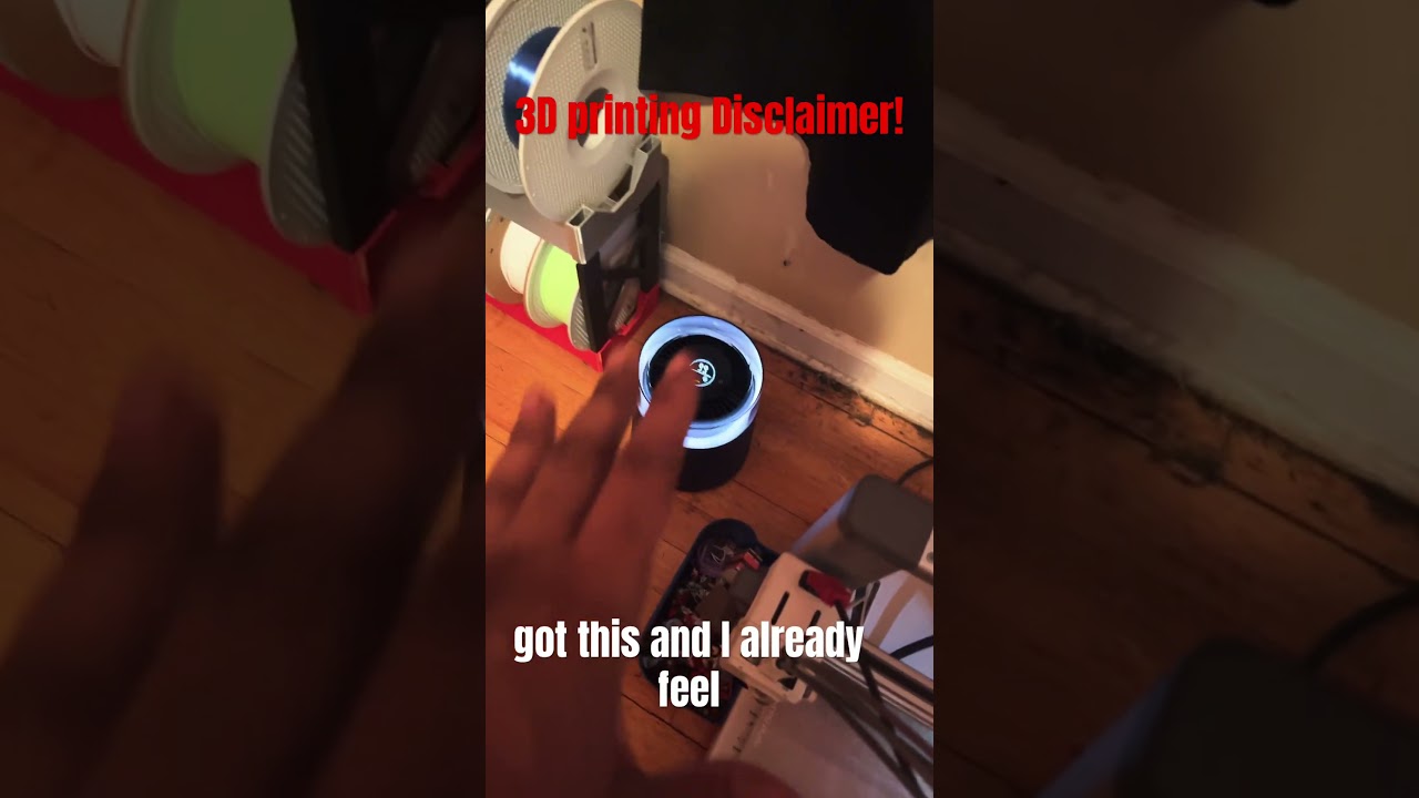 3D printing Disclaimer! #3dprint #fup #fyp #viralvideo #health #safety #osha #airquality