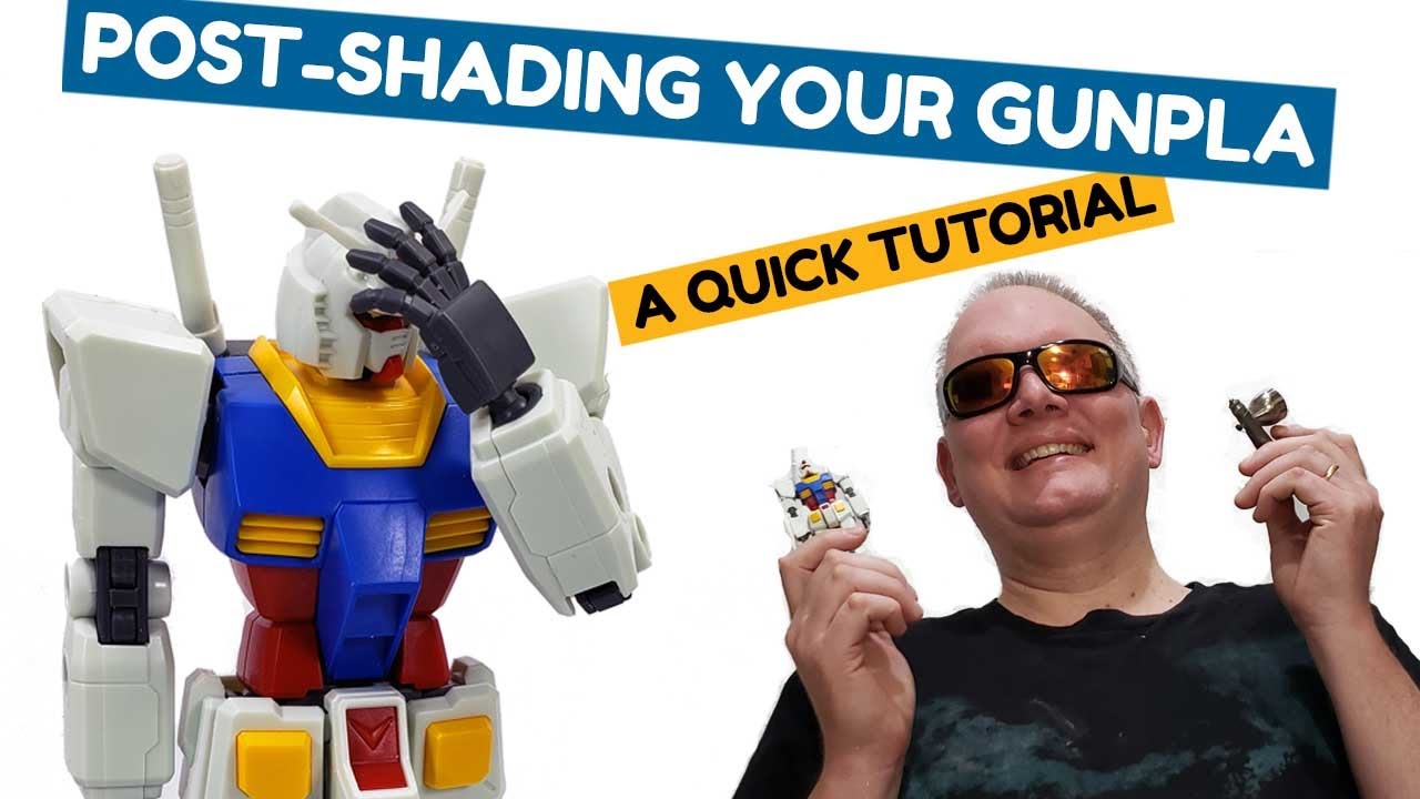 Building A Gundam: Bandai's HGUC RX-78-2 Part 7: Post-Shading The Armor