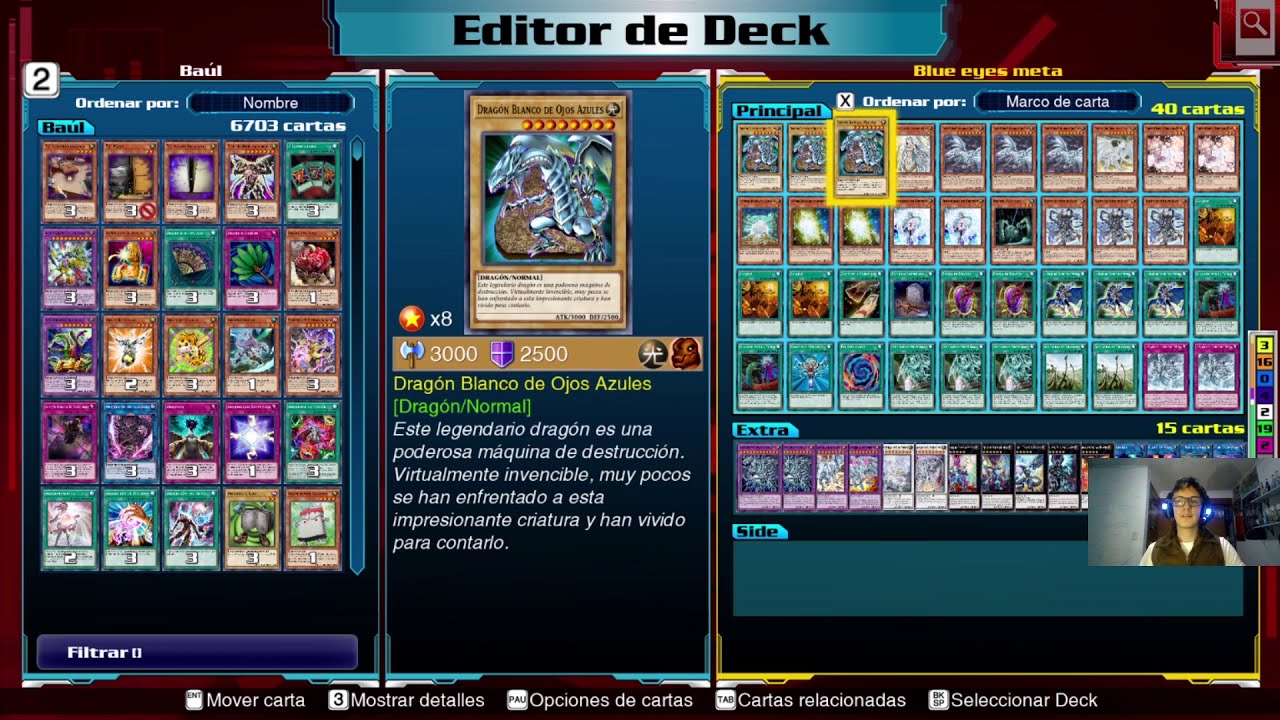 Deck Ojos Azules / Blue eyes - Receta y prueba - Yu-Gi-Oh! Legacy of the Duelist Link Evolution