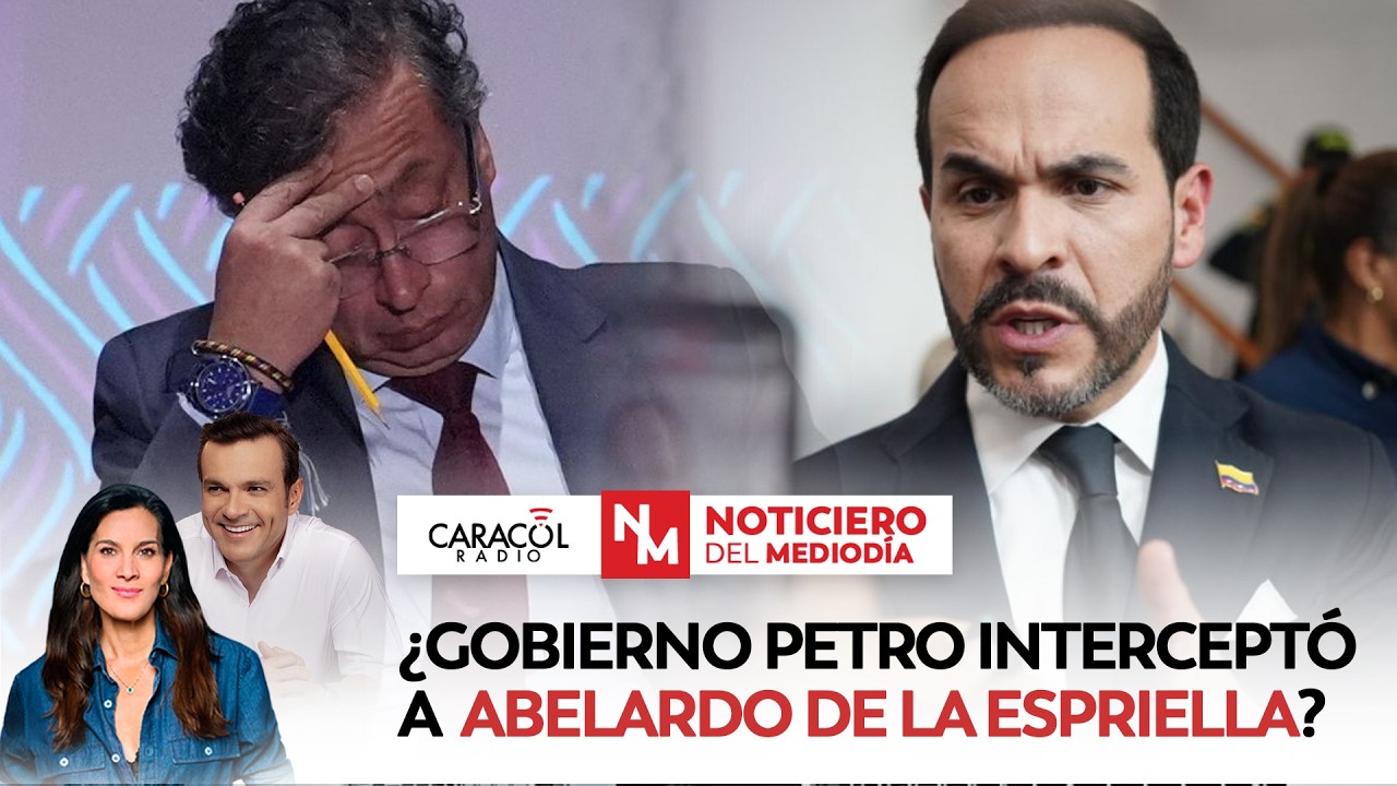 EN VIVO: Petro vs. Abelardo: &iquest;presidente 'chuz&oacute;' a candidato presidencial? | Noticiero del Mediod&iacute;a