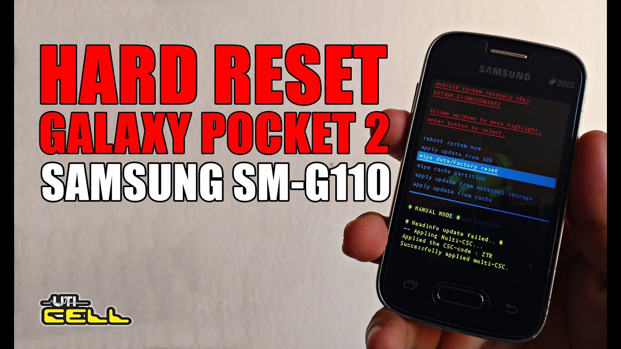 Hard Reset no Samsung Galaxy Pocket 2 (SM-G110)
