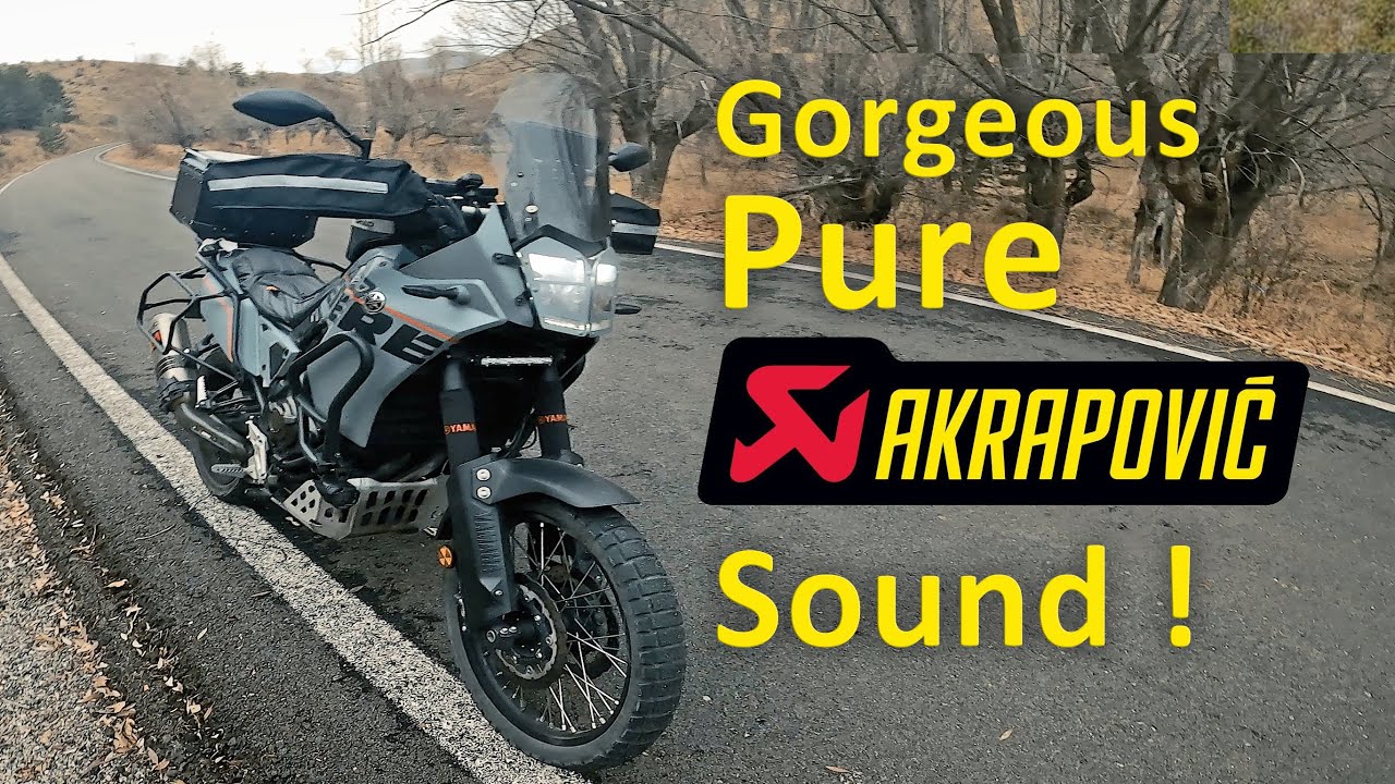 Yamaha Tenere 700  Gorgeous Akrapovic Sound (Raw Sound)🔊