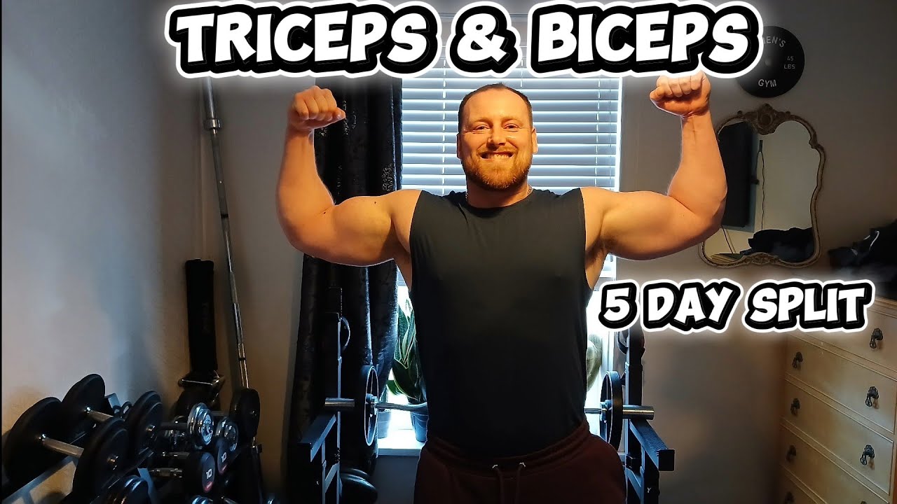 Triceps & Biceps 5 Day Split NATURAL BODYBUILDING 💪 