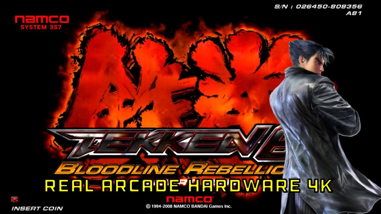 Tekken 6 Bloodline Rebellion Namco System 357 Jin Kazama 4K 60FPS