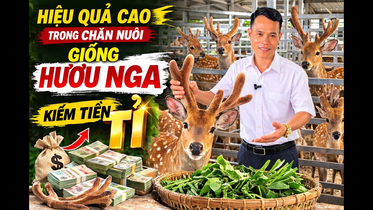 2026 Nuôi Gì ? Hươu Nga – Con Vật Mang Lại Thu Nhập Cao Cho Nhiều Nông Dân