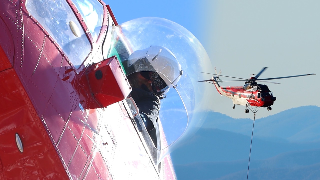 Sikorsky S61N Mt. LeConte Airlift in the Great Smoky Mountains