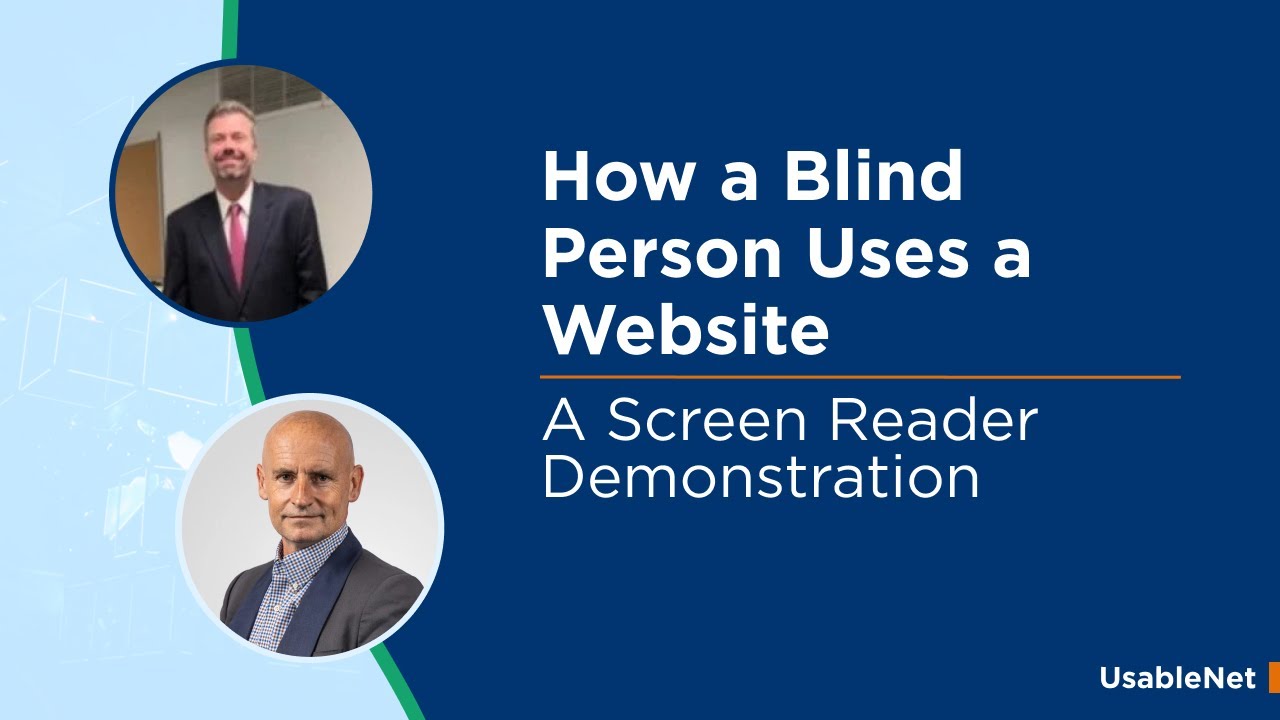 How a Blind Person Uses a Website