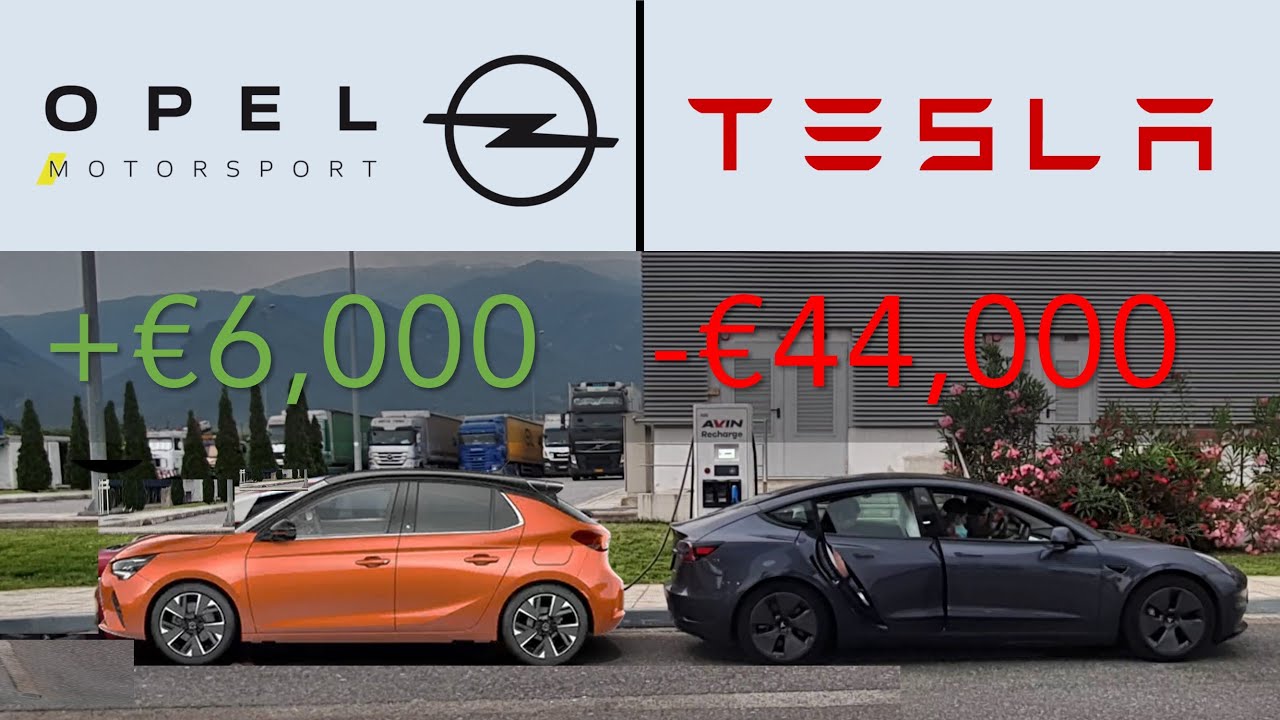 Είναι πιο οικονομικό το Tesla από το Opel Corsa; Σύγκριση με EXCEL