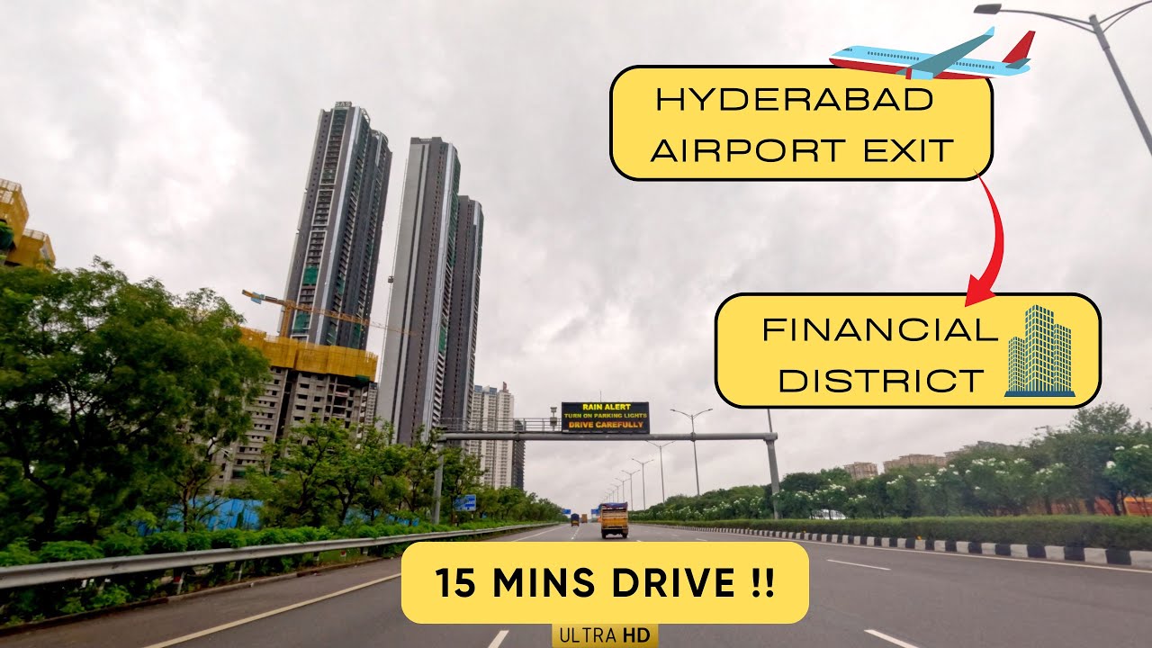 Hyderabad’s Billion-Rupee Belt - ORR Drive from Airport Exit to Financial District | 21 KMs
