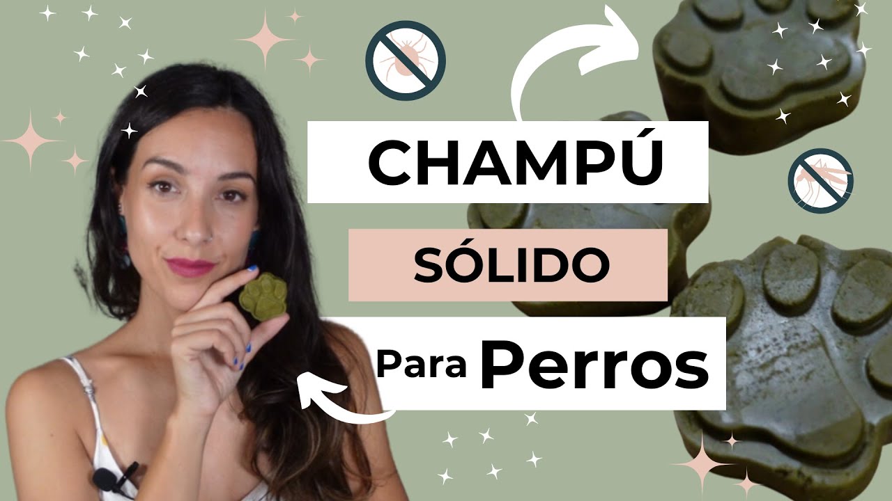 CHAMPÚ SÓLIDO ANTIPARASITOS PARA PERROS 🐶🦟