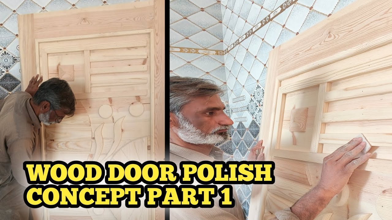 Wood door polish karny ka tarika part 1 #woodpolish #saudwoodpolish