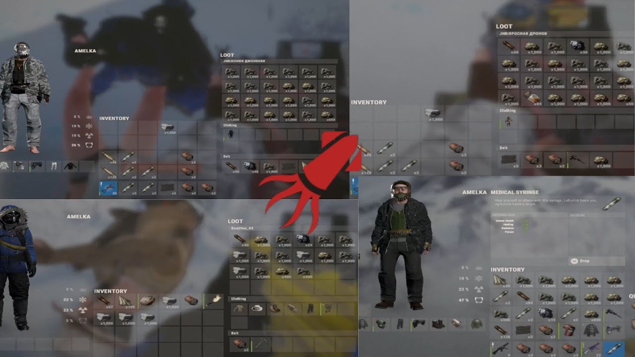 CHEATER GROUP DOMINATES 700POP SERVERS (SNOWBALL) - RUST