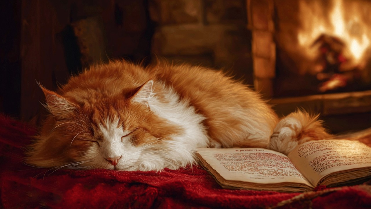 Cozy Piano for Sleepy Cats 🎶 Gentle Music to Relax and Rest