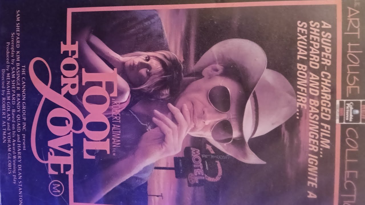 Opening and Closing to Fool For Love 1986 VHS | RCA ARTHOUSE COLLECTION | SAM SHEPARD | KIM BASINGER