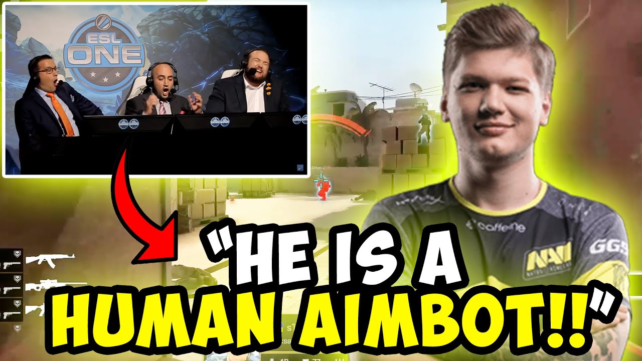 BEST CS:GO Pro Casters REACTIONS to S1mple INSANE PLAYS!