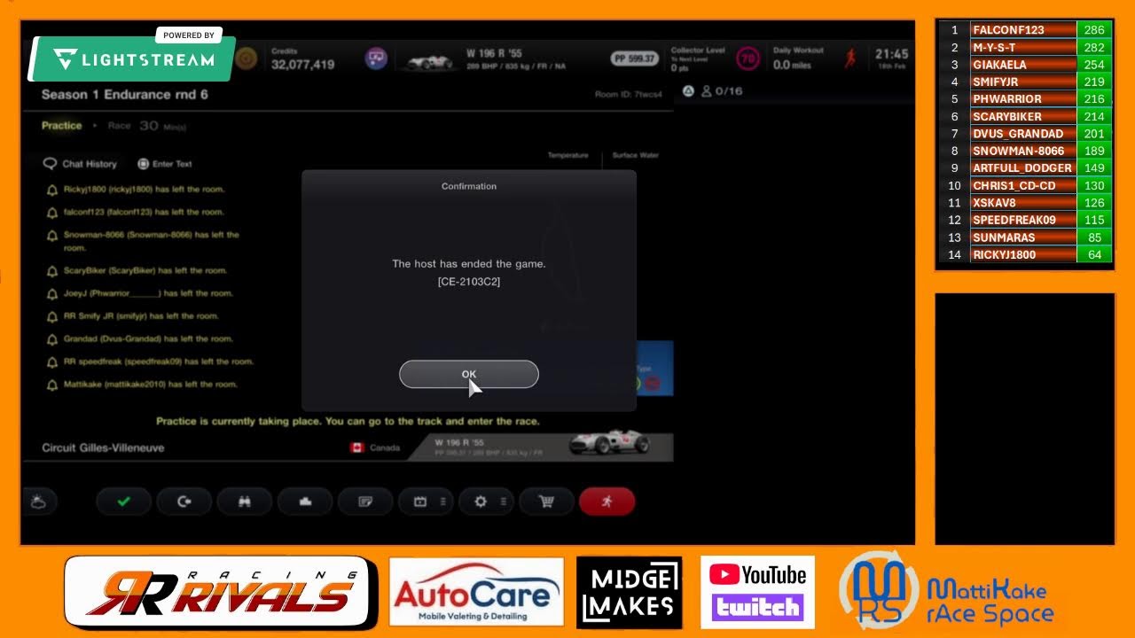 Racing Rivals Season 1 round 6 live