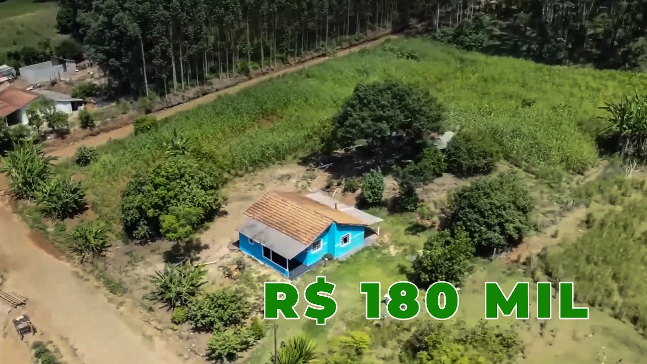 Chácara de esquina por R$ 180 mil | Água grátis | 5.000 m² | Curiúva/PR