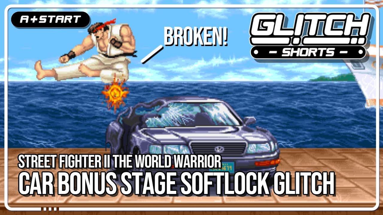 With This One Glitch, Now The Car Breaks You! - Glitch Shorts (Street Fighter II)