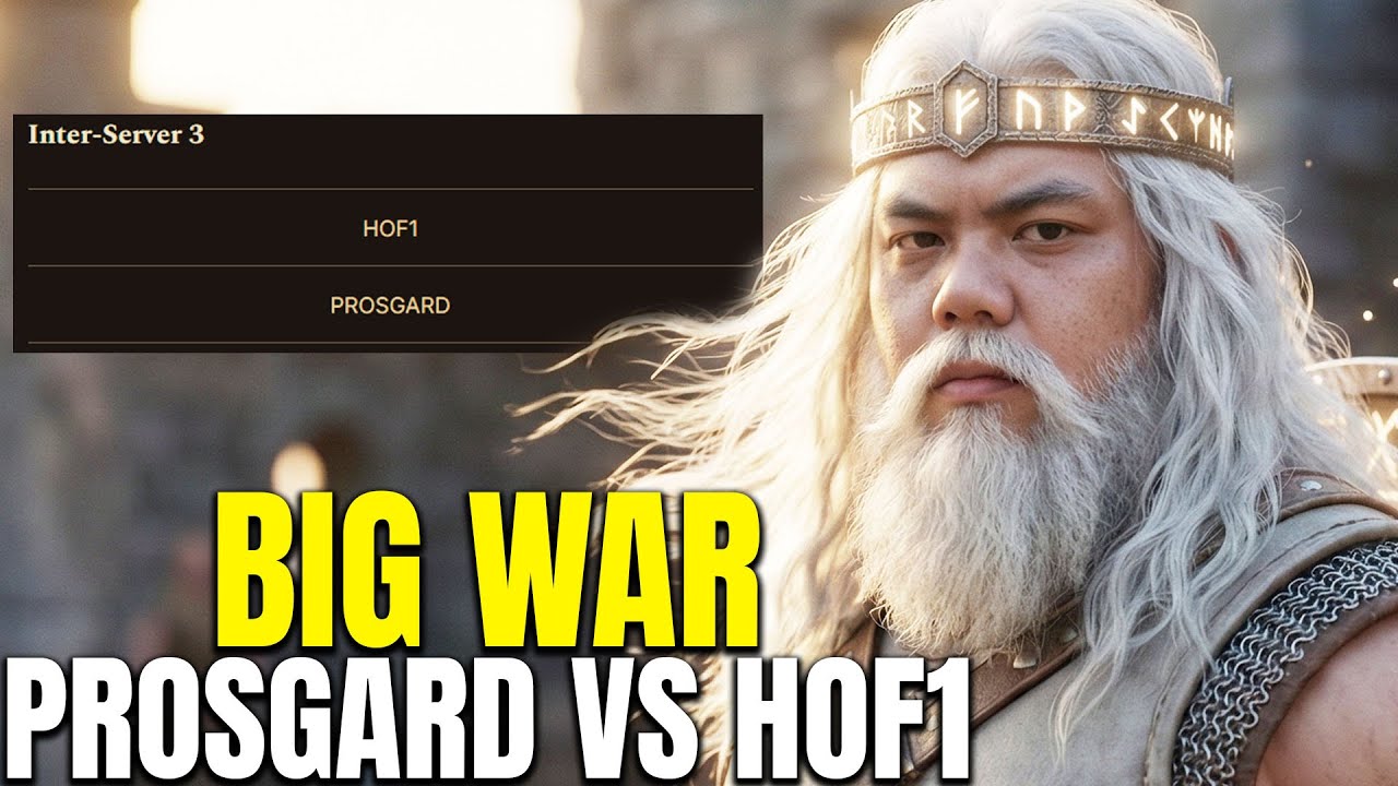 WE WON! BIG PVP WAR HOF1 VS PROSGARD + Server Battle! - Legend Of Ymir #27